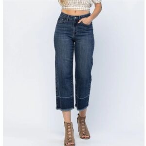Judy Blue 16W Wide Leg Crop Jean NWT